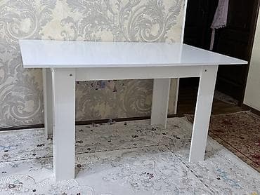 office table: Кухонный стол, Б/у, Прямоугольный, Нераскладной — 2