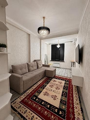 квартира 12 мик: 1 комната, С мебелью полностью — 2