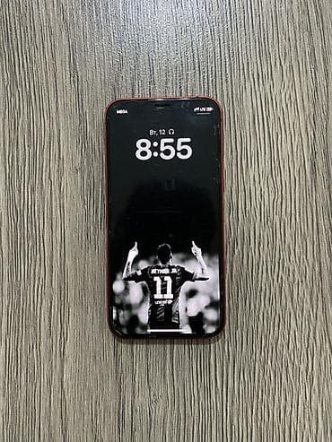 Техника и электроника: IPhone 12 mini, Б/у, Красный, 76 % — 2