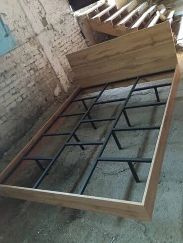 кровать железные: Металлдан жасалган кровать лофт стилинде 500 kg которот, аябай бекем — 5