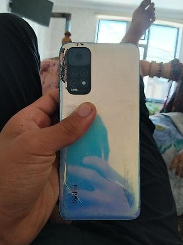 Redmi, Redmi Note 11, Б/у, 128 ГБ, цвет - Голубой, 2 SIM