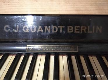 Велосипед тетиктери: Продаю пианино антиквариат CJ Quandt, Berlin, Германия, состояние — 3