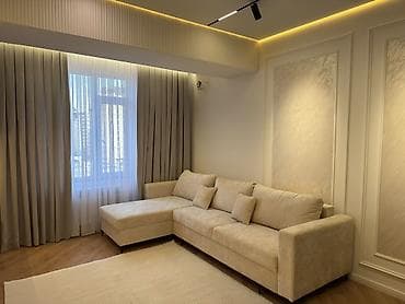 Батирлер: 1 бөлмө, 43 м², Асанбай мкр Элитка, 7 кабат, Евро оңдоо — 2