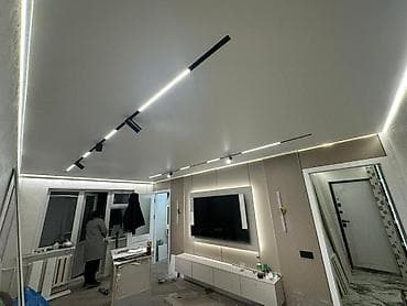 Натяжной потолок Матовое Монтаж