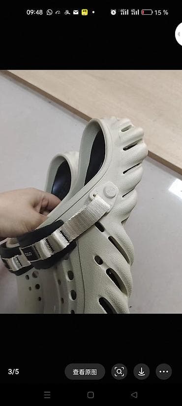 caterpillar обувь: Сабо, 45, Crocs, Новый, цвет - Бежевый — 2