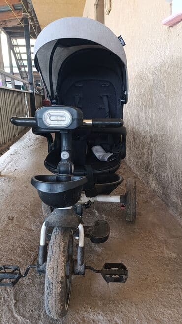 прогулочная коляска cybex бу: Балдар арабасы, түсү - Күмүш, Колдонулган — 2