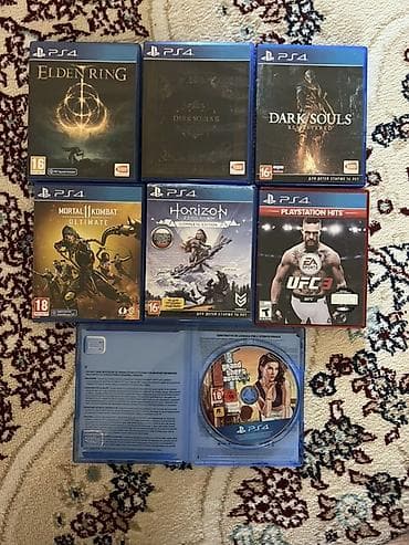 Коллекция дисков для PS4: - Elden Ring - 2200 - Dark Souls III - 1800