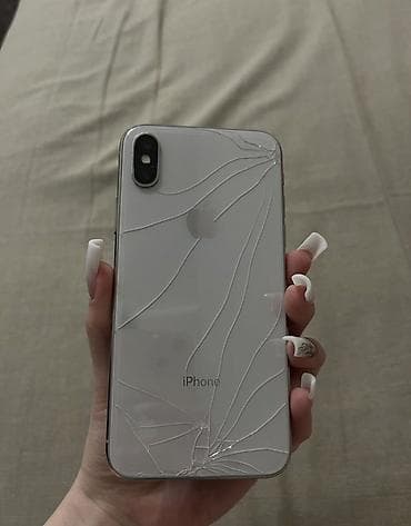samsun note 10: IPhone X, Б/у, 256 ГБ, Белый, Кабель, 100 % — 2