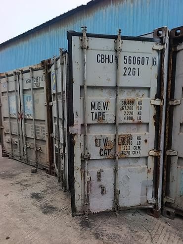 контейнери: Стандартные и морские 20 тонники стандартная:длина 6 м, ширина 2, 45 — 5