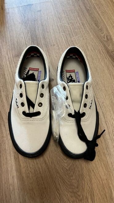 кросовки роликовые: Мужские кроссовки, 37, Vans, Новый, цвет - Белый, Платная доставка, Самовывоз — 5