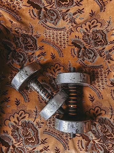 Дроны: Разборные металлические гантели (пара) - Материал — 2