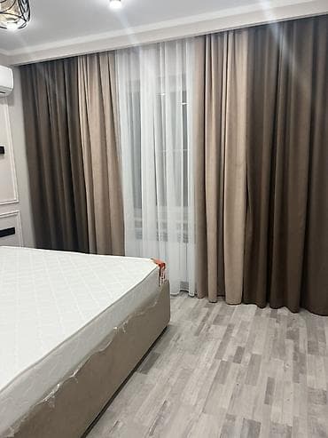 fabric case: Комплект штор, Велюр, Светонепроницаемая, Изготовление на заказ, Для спальни — 4