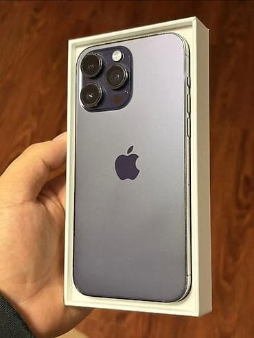 IPhone 14 Pro Max, Б/у, 256 ГБ, Защитное стекло, Чехол, Коробка, 86 %