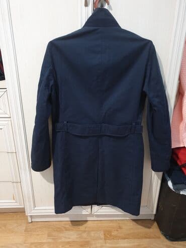 Мужской плащ, 2XL, Новый, цвет - Синий, Бесплатная доставка