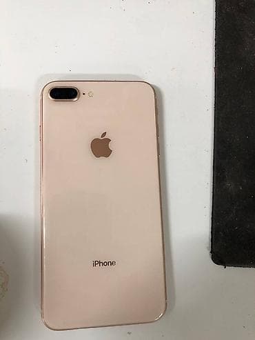Автоэлектроника: IPhone 8 Plus, Б/у, 64 ГБ, Золотой, Чехол, 100 % — 1