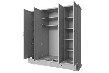 бытовая мебель кухонный гарнитур кокшетау: Спальный гарнитур, Новый, Двуспальная кровать, Тумба, Комод, В рассрочку, ДСП, Бесплатная доставка, цвет - Серый — 4