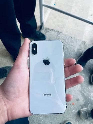 IPhone Xs, Б/у, 64 ГБ, Серебристый, 100 %