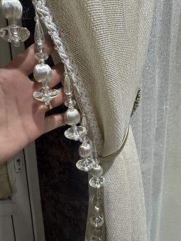 теплые платья для беременных: Красивые шторы Золотисто-бежевого цвета Новое Ткань Турция Высота — 2