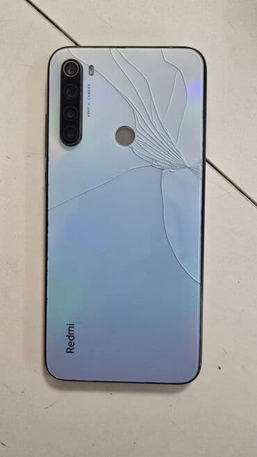 редим 10 с: Redmi, Redmi Note 8, Колдонулган, 128 ГБ, түсү - Көк — 1