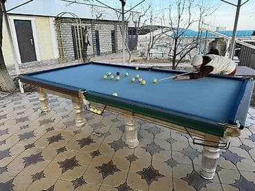 цены самокатов: Бильярдный стол для русского бильярда 12 фут. Шариктер оригинал Арамит — 1