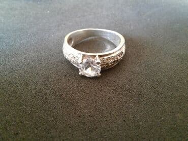Серебряное кольцо. Размер 18
