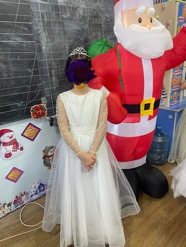 прокат детских костюмов бишкек инстаграм: Детское платье, цвет - Белый — 1