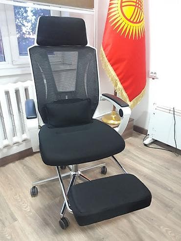 игровые креслы: Офисное кресло, С колесиками, цвет - Черный — 3