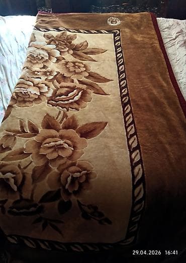 вязаное одеяло на выписку: Плед, Б/у, Все сезоны, Плюшевый — 4