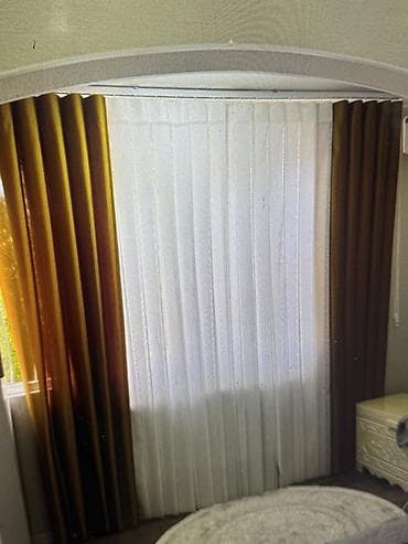 Комплект штор с ламбрекеном для гостиной/спальни. - Конфигурация