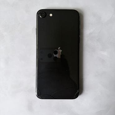 Техника жана электроника: IPhone SE 2022, Колдонулган, 128 ГБ, Кара, 80 % — 2