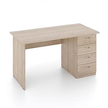 Кресла: Офисный стол, Нерегулируемый, цвет - Серый, Прямоугольный, ЛДСП — 5