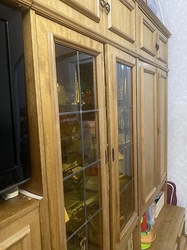 Ширмы, перегородки: Гарнитур для зала, Шкаф, Дерево, цвет - Коричневый — 3