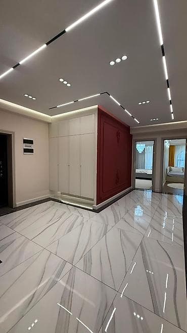 Квартиры: 3 комнаты, 116 м², Асанбай мкр Элитка, 6 этаж, Дизайнерский ремонт — 3