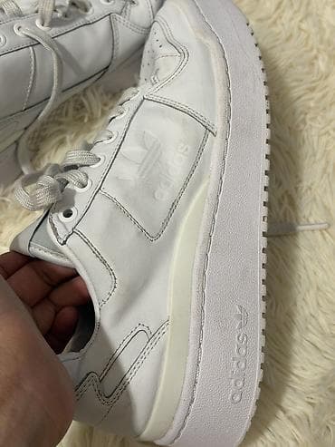 Личные вещи: Кроссовки adidas Originals (модель с логотипом Trefoil) - Цвет: белый — 5