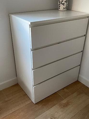 Мебель: Комод для одежды, Без зеркала, цвет - Белый — 2