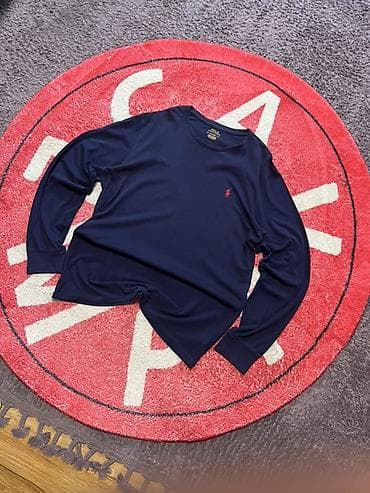 Личные вещи: Лонгслив, цвет - Синий, Италия, M, L — 1