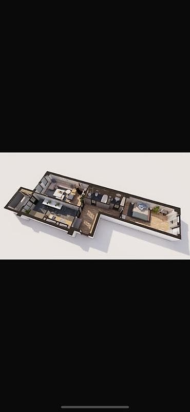 2 комнаты, 80 м², Элитка, 7 этаж, Готовая ПСО (под самоотделку)