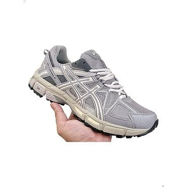 обувь новые: Кроссовки, 36, 37, 38, Asics, Новый, цвет - Серый, Бесплатная доставка, Самовывоз — 1