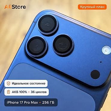 tab s2: IPhone 17 Pro Max, Б/у, 256 ГБ, Синий, Чехол, В рассрочку, 100 % — 2
