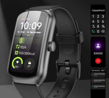 часы смарт женские: Смарт‑часы с прямоугольным изогнутым экраном и функцией звонков — 2