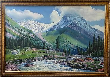 джайлоо рисунок карандашом: Картина маслом «Барскоон» Размер 120х80 Описание сюжета: - Высокие — 1