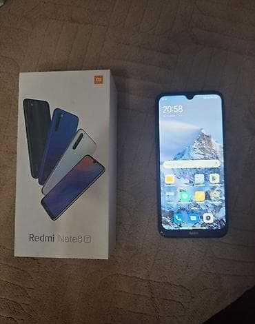 redmi x27: Redmi, Redmi Note 8T, Б/у, 64 ГБ, цвет - Синий, 2 SIM — 2