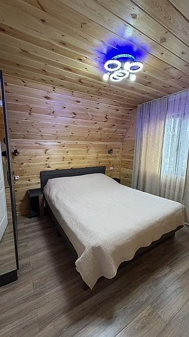 bishkek park residence: Иссык-Куль Аренда уютного деревянного домика с мансардой и современной — 4