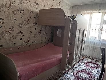 Балдар дүйнөсү: Детская мебель «2-в-1»: двухъярусная кровать с полноценным модулем — 2