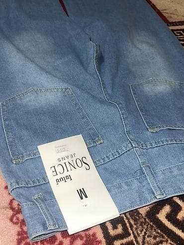 военные одежда: Джинсы женские SONICE Jeans Новый✅ - Цвет: светло-голубой деним с — 4