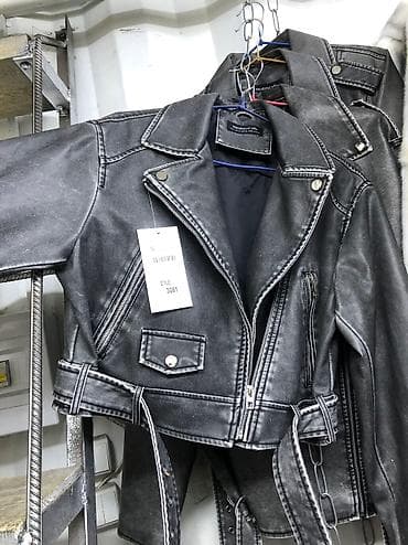 s: Кожаная куртка, Кожзам, S, XL, 2XL — 2
