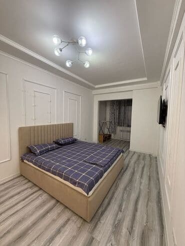 суточные квартира ош: 1 комната, Душевая кабина, Постельное белье, Кондиционер — 1