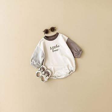 оверсайз свитер: Боди, цвет - Бежевый — 1