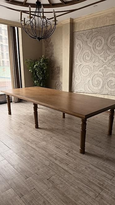 охотничий стол: Стол для зала, Не раскладной, Прямоугольный — 1