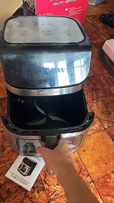 духовка продается: Аэрогриль SOKANY Healthy Air Fryer SK-10104 - Объем: 12 л - Мощность — 7